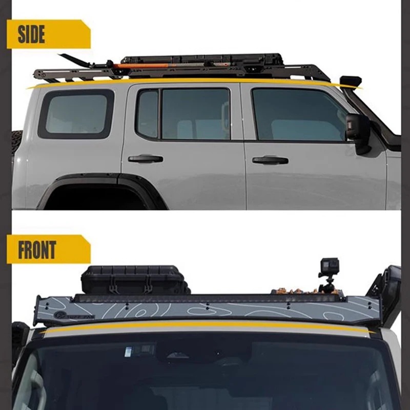 New Design Exterior Accessories Off Road Luggage Rack Aluminum Alloy Roof Rack for Tank 500 Accessories